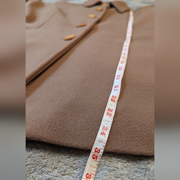 Wool and Cashmere tan jacket XL - Picture 4 of 7